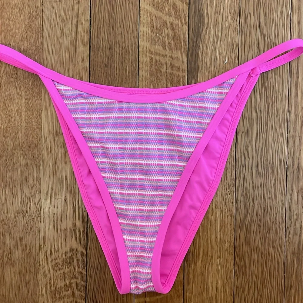 l*space Tommy Bitsy Bikini Bottom Electric‎ Pique Stripe (EPS) Swim Bathing XL
